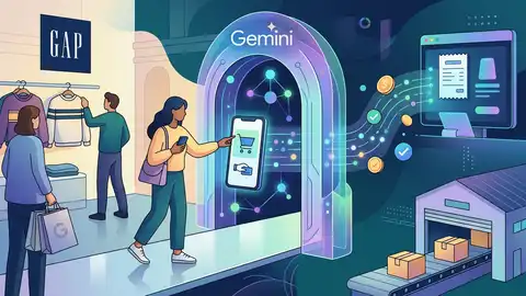 Gap 把結帳搬進 Gemini
