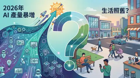 2026 年 AI 產量暴增，生活照舊？