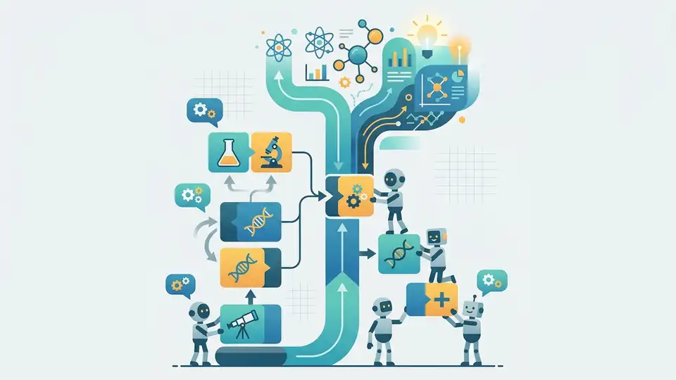 Mimosa builds evolving multi-agent science workflows