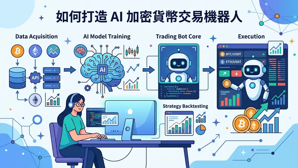 如何打造 AI 加密貨幣交易機器人