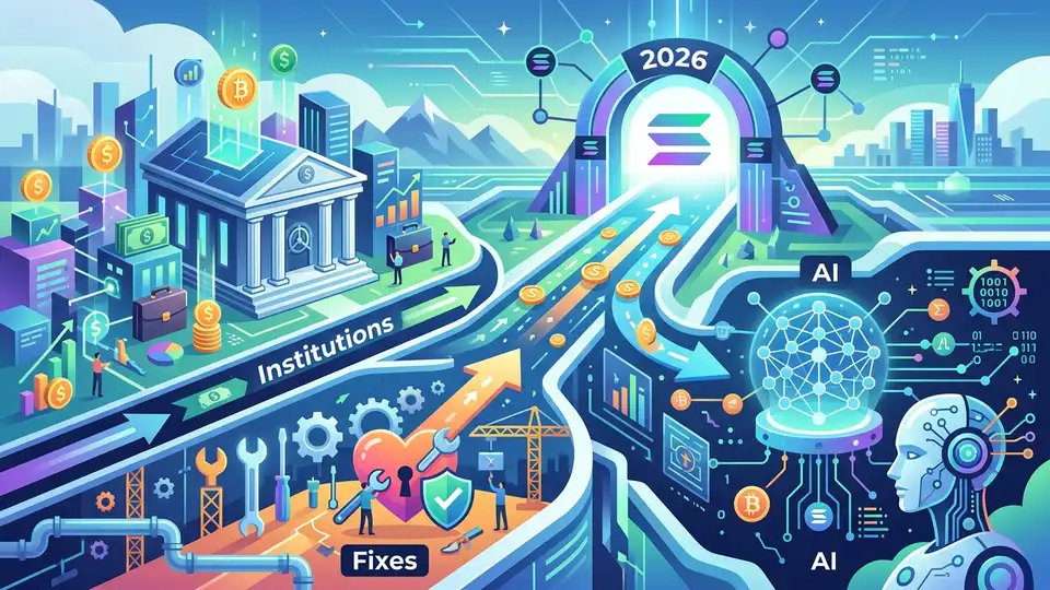 Solana’s 2026 push: institutions, AI, and fixes