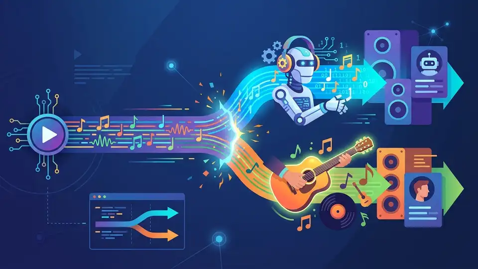AI music is splitting streaming in real time