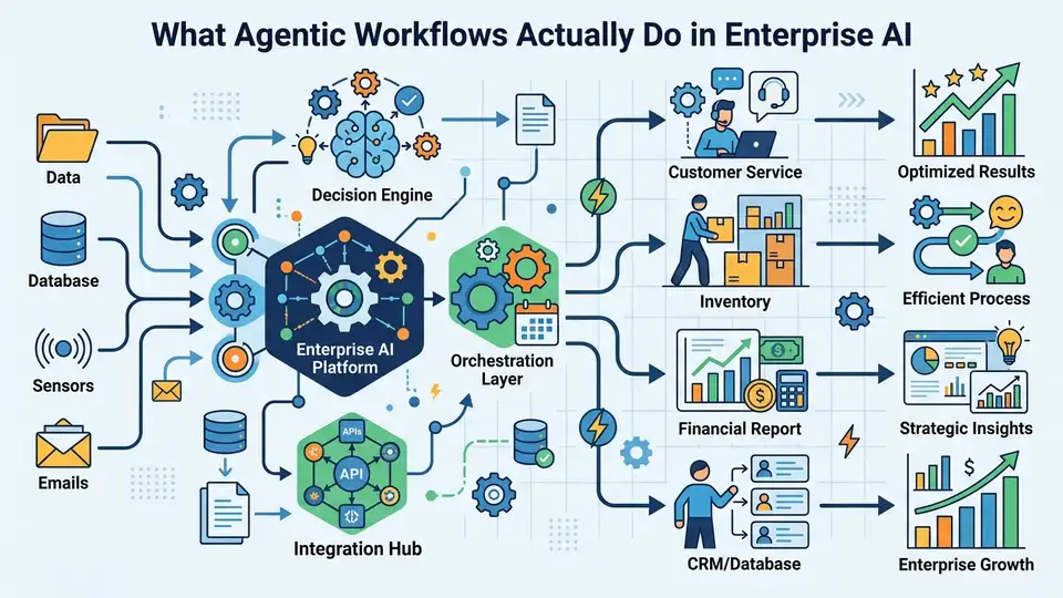 What Agentic Workflows Actually Do in Enterprise AI