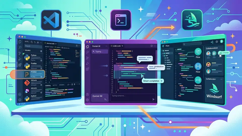 VS Code vs Cursor vs Windsurf in 2026