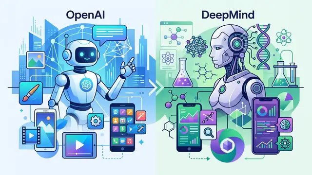 OpenAI vs DeepMind in 2026: models and apps