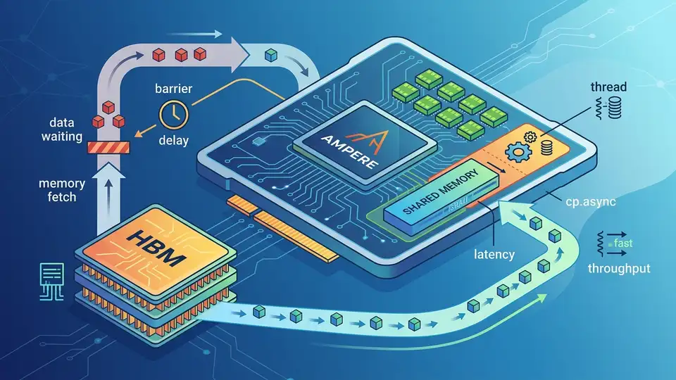 cp.async on Ampere: Hide HBM Latency on A100
