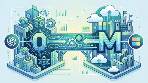 OpenAI 的混合架構與 Microsoft 合作