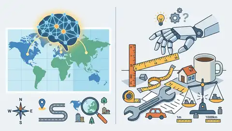 Why LLMs Generalize on Maps but Fail on Scale