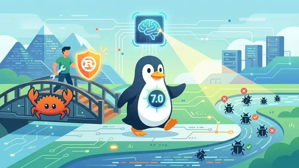 Linux 7.0 上線:Rust 與 AI 找蟲