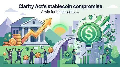 Why the Clarity Act's stablecoin compromise is a win for banks and a …