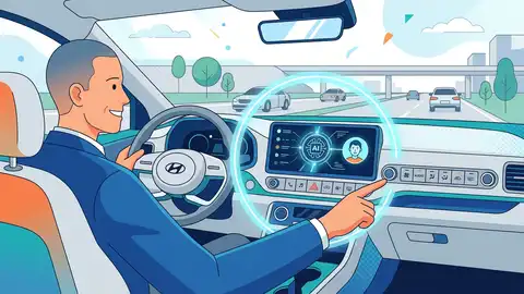 Hyundai Pleos Connect 保留按鍵又加 AI