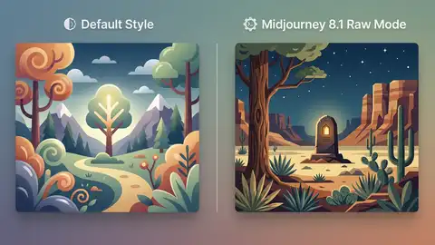 Why Midjourney 8.1 Raw Mode Is Better Than Default Style