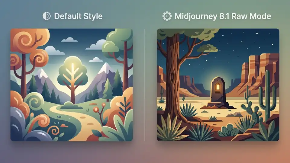 Why Midjourney 8.1 Raw Mode Is Better Than Default Style