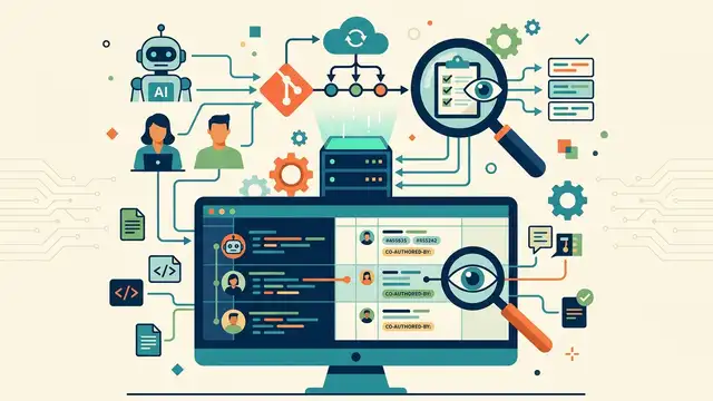 How to audit Copilot co-author commit metadata