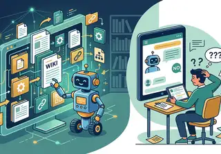 Why AI agents should maintain your wiki, not answer your questions