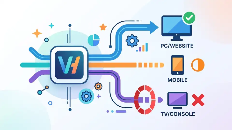 為什麼 VidHub 會員互通不是「買一次全設備通用」