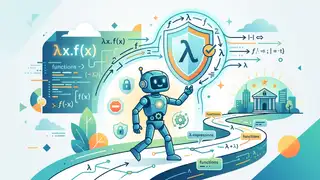 LLMbda calculus gives agents safety rules
