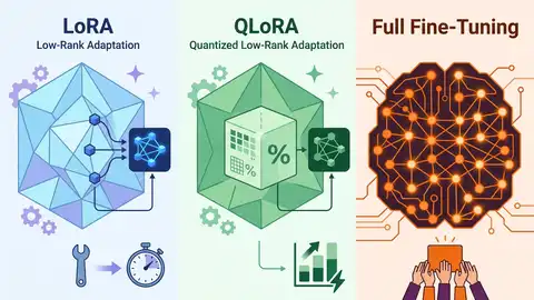 LoRA vs QLoRA vs Full Fine-Tuning