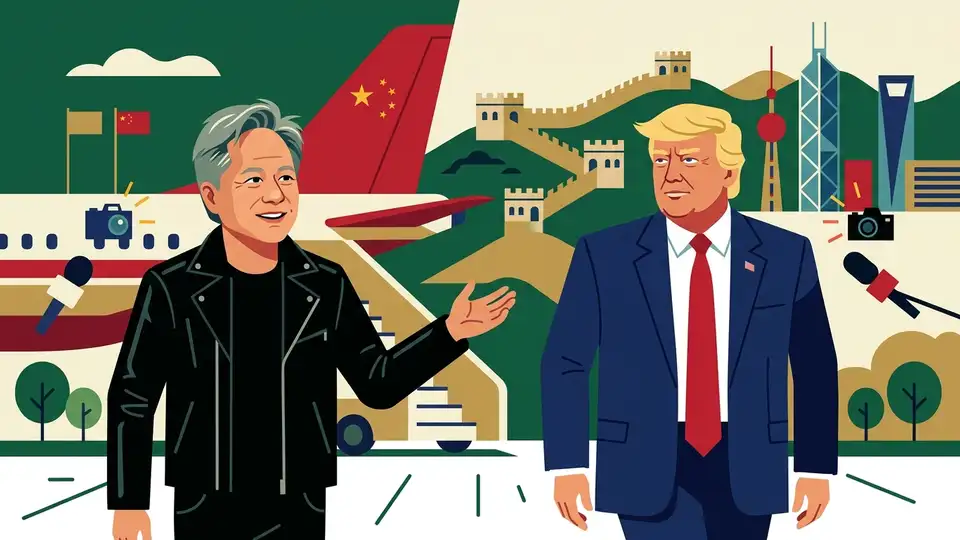Jensen Huang Joins Trump on China Trip