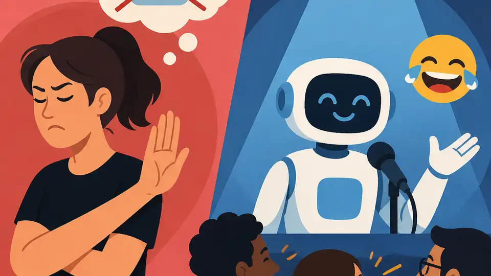 Why Jexi is wrong about AI comedy