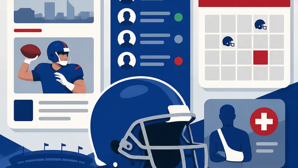 Giants News, Roster, Schedule and Injuries