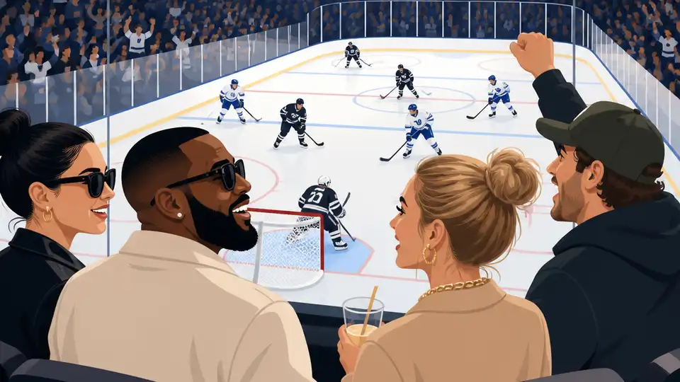 Celebrities pack NHL playoff arenas in 2026