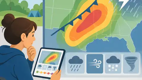 How to read a weekend severe weather forecast