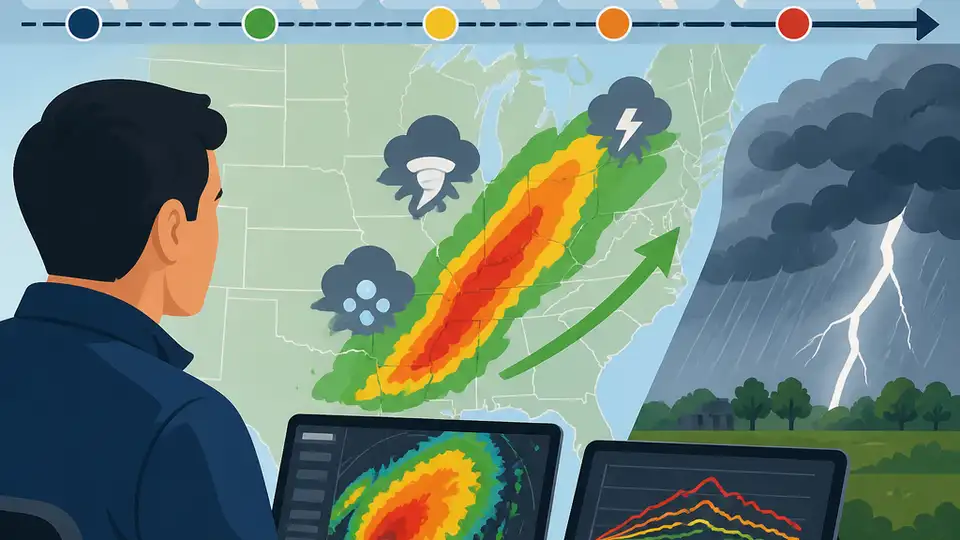 How to Track a Multi-Day Severe Weather Outbreak