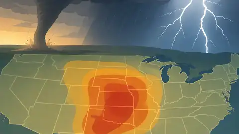 Severe Storms Threaten the Central U.S. Tonight