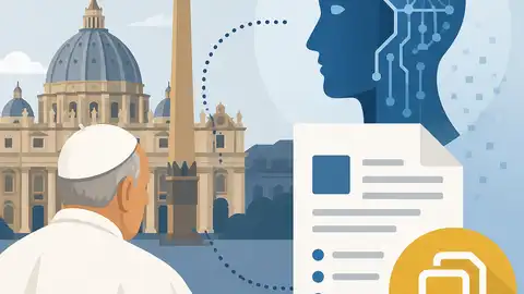 AP’s Vatican AI story into a copyable brief