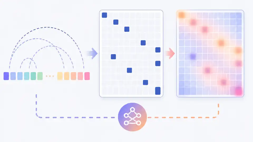 DashAttention makes sparse long-context attention differentiable