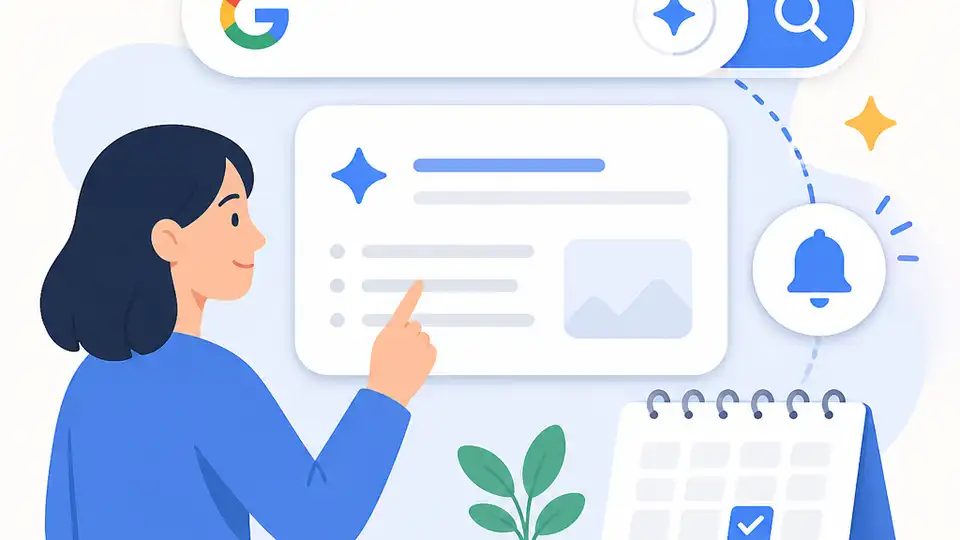 怎麼用 Google AI 搜尋提醒