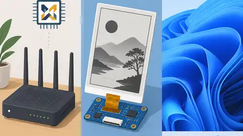 RISC-V 路由器、E Ink 套件、Windows 11 任務列