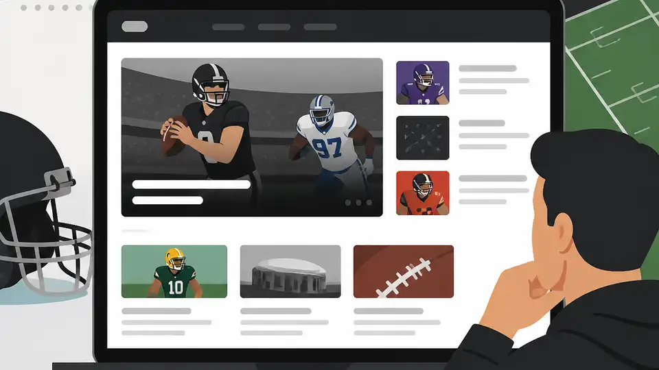The Athletic NFL 入口頁怎麼看