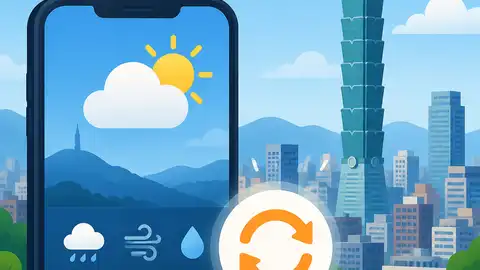 AccuWeather 更新台北即時天氣