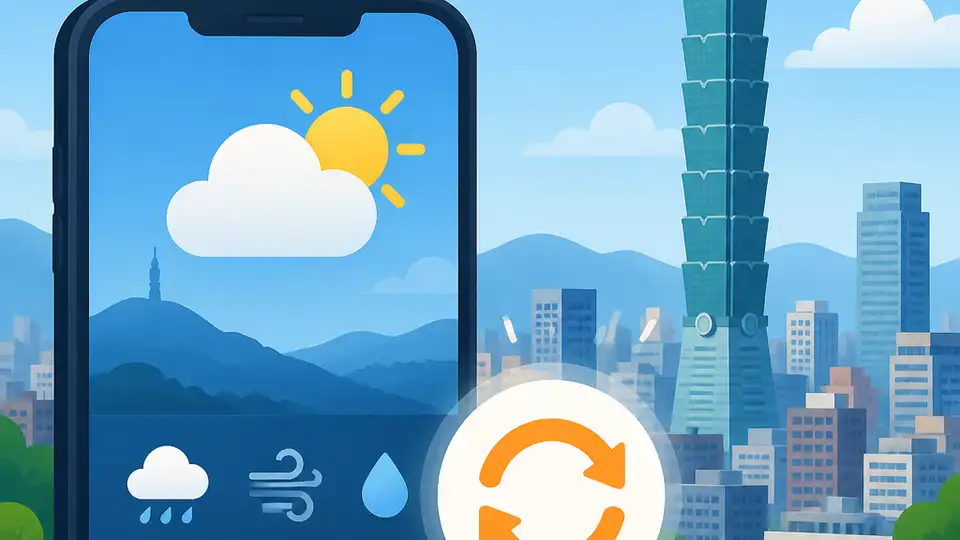 AccuWeather 更新台北即時天氣