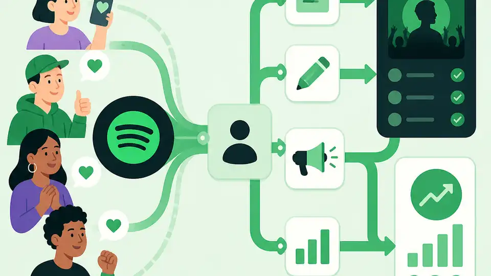 Spotify 把粉絲變工作流