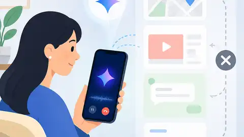 Gemini Live 讓你少切 App