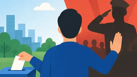麥克萊恩：要投票，不要敬禮