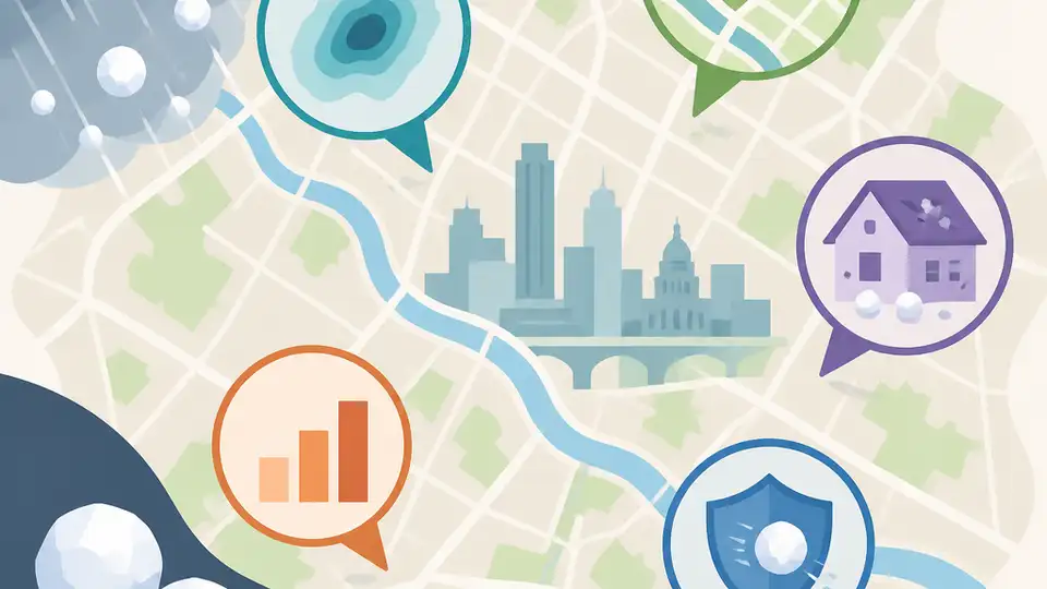 5 個 Austin 冰雹地圖重點
