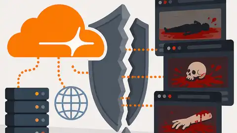Cloudflare’s policy gap lets gore sites stay up