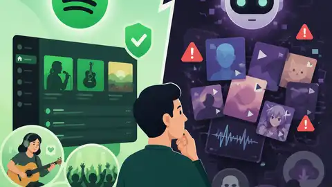Spotify vs AI 音樂亂象：差在哪