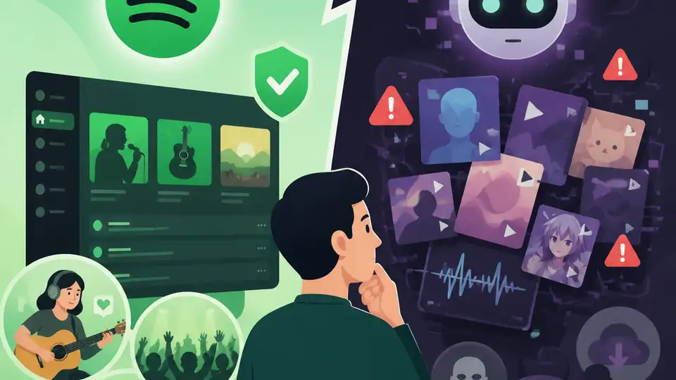 Spotify vs AI 音樂亂象:差在哪