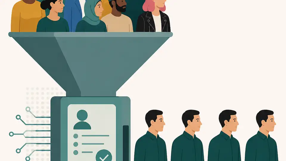 Hiring algorithms can create monocultures
