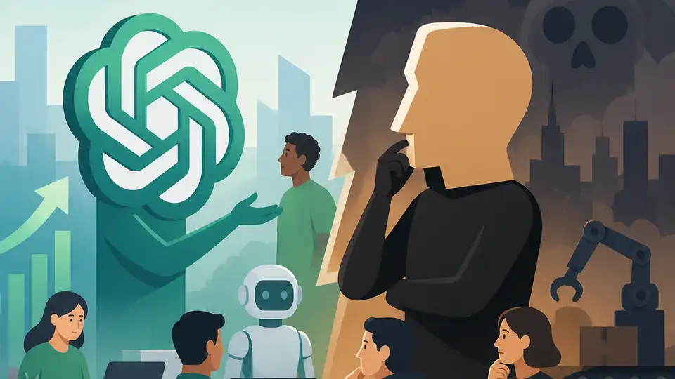 OpenAI vs Anthropic on AI jobs and doom