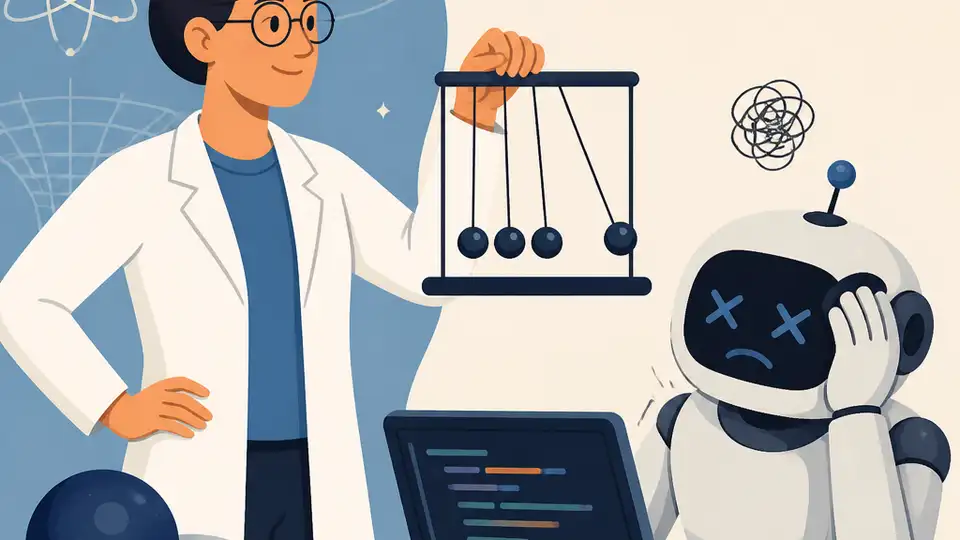 Physicist Supervision Beat a Coding Agent