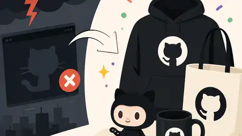 GitHub Shop 把停機變成開發者周邊