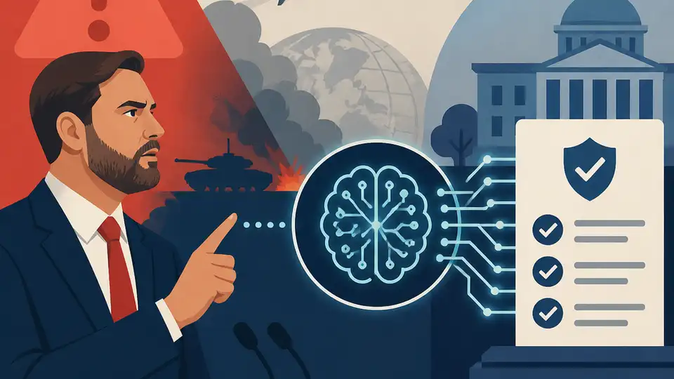 Vance’s war warning turns AI into policy