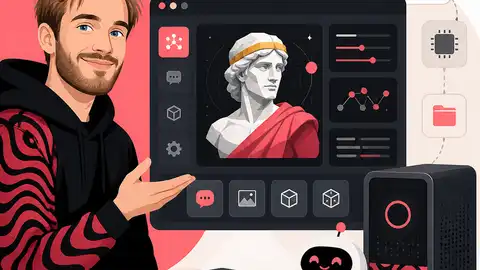 PewDiePie 推出 Odysseus：免費本地 AI 工作台