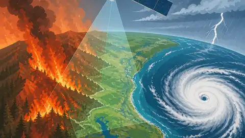 NASA Landsat：野火與風暴變多